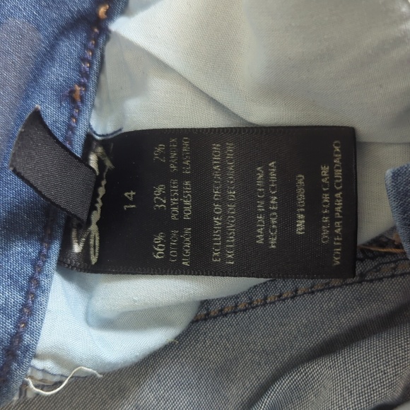 Seven7 Jeans "Skin-Fit Denim" Size 14 - Picture 8 of 10